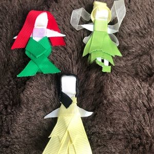 NWOT Disney PrincessSet of 3 Handmade hair clips
